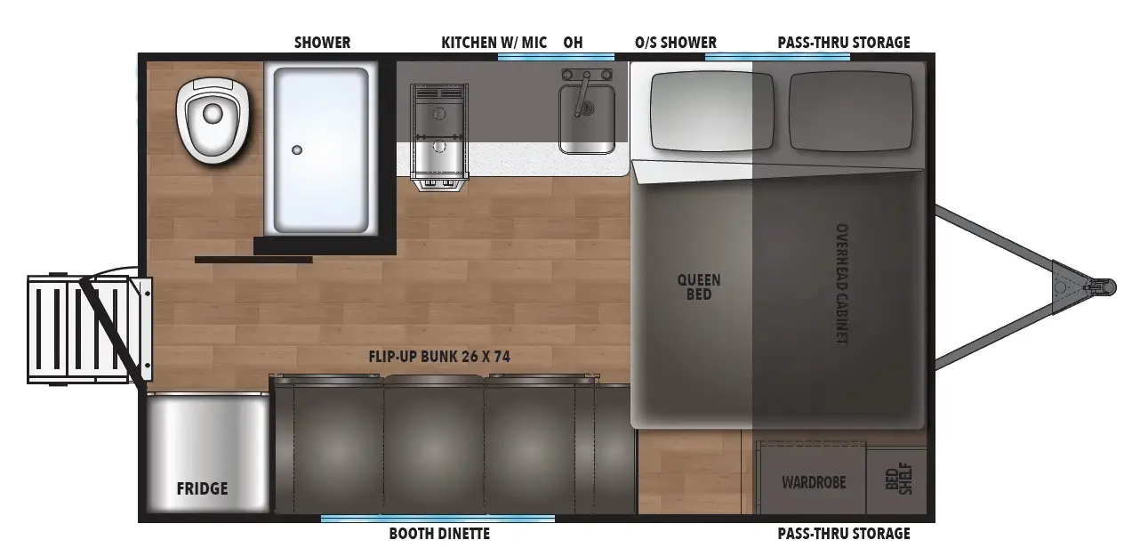 2025 Shasta Compact 16BH